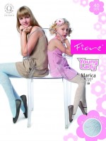 Fiore Kinderstrumpfhosen mit floralem Muster Marica 40 DEN Fiore Kinderstrumpfhosen mit floralem Muster Marica 40 DEN