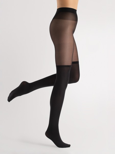 Fiore Strumpfhose im Overknee-Look 40 DEN