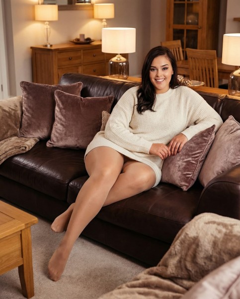 Glamory - Glänzende Feinstrumpfhose Satin 20